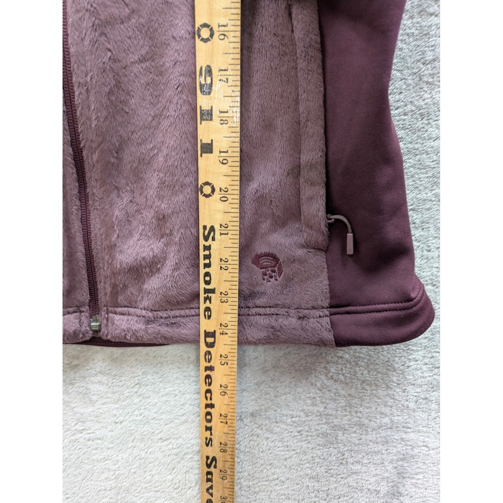 Gorpcore Full Zip Fleece Vest Womens Medium Plum Purple Mountain Hardwear - Picture 3 of 7